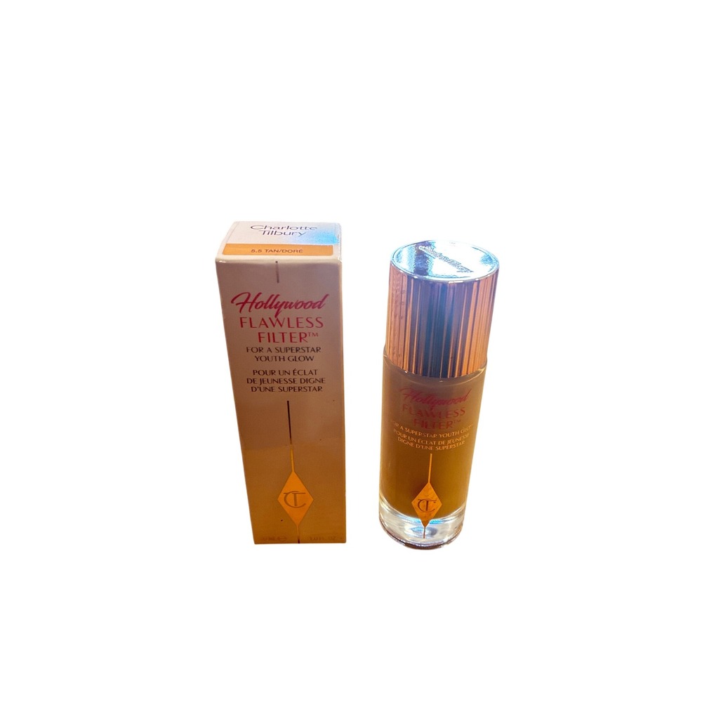 Charlotte Tilbury Hollywood Flawless Filter in 5.5 Tan 30ml 1oz READ